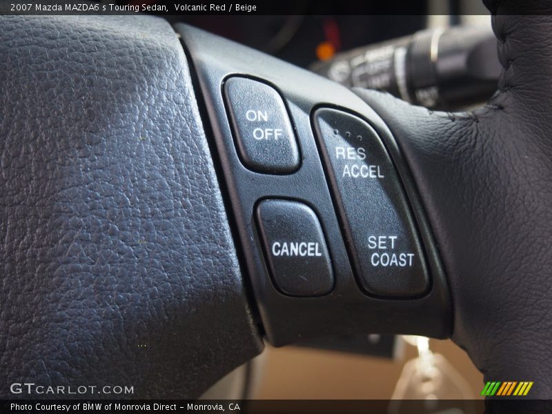 Volcanic Red / Beige 2007 Mazda MAZDA6 s Touring Sedan
