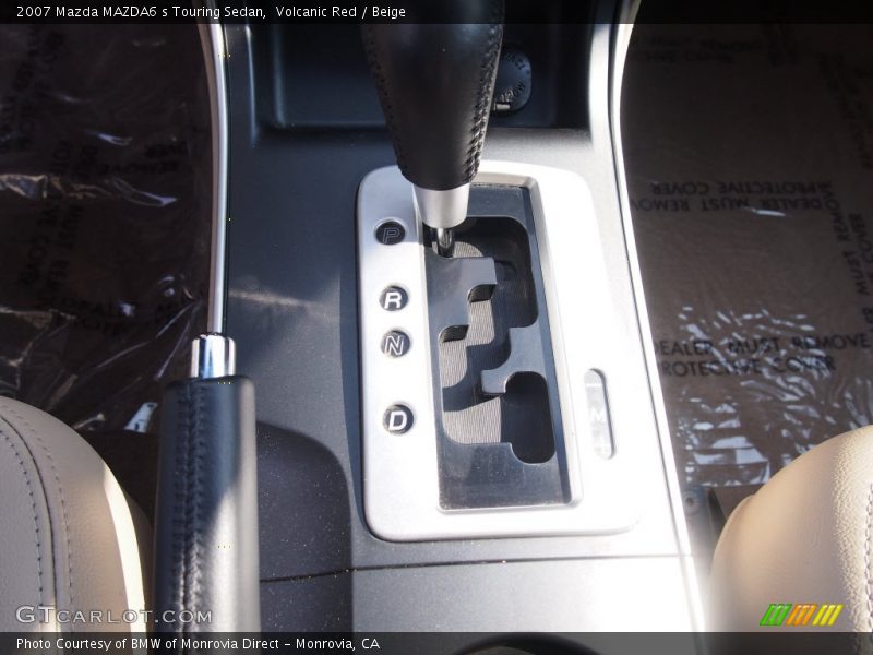 Volcanic Red / Beige 2007 Mazda MAZDA6 s Touring Sedan