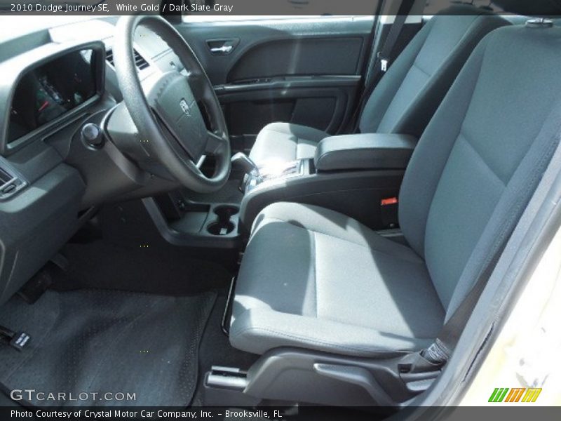 White Gold / Dark Slate Gray 2010 Dodge Journey SE