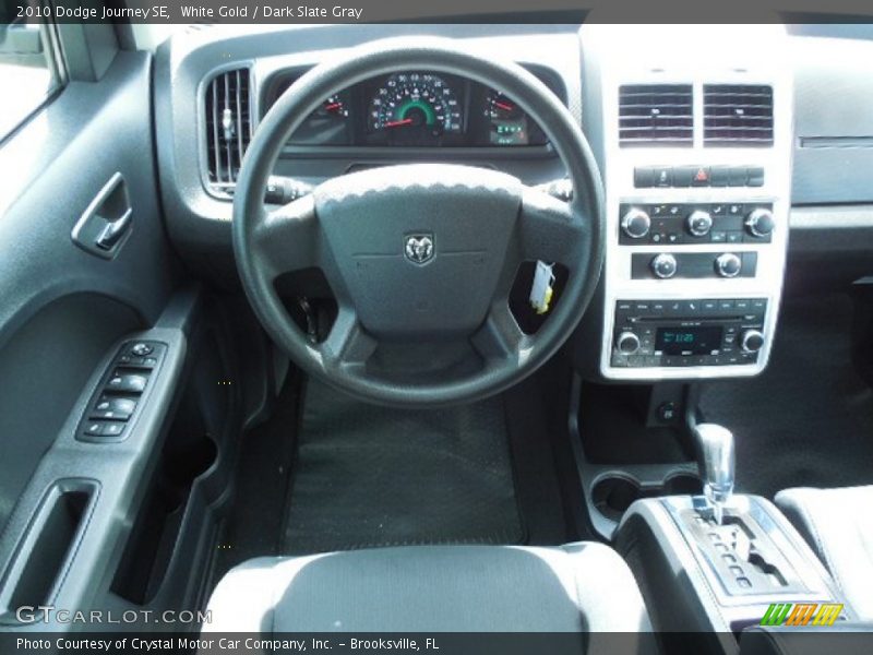 White Gold / Dark Slate Gray 2010 Dodge Journey SE