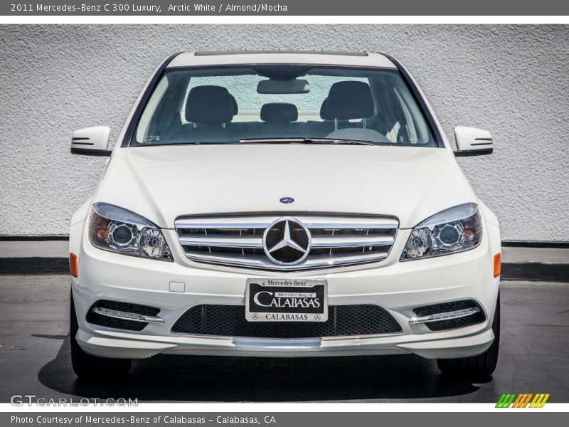 Arctic White / Almond/Mocha 2011 Mercedes-Benz C 300 Luxury