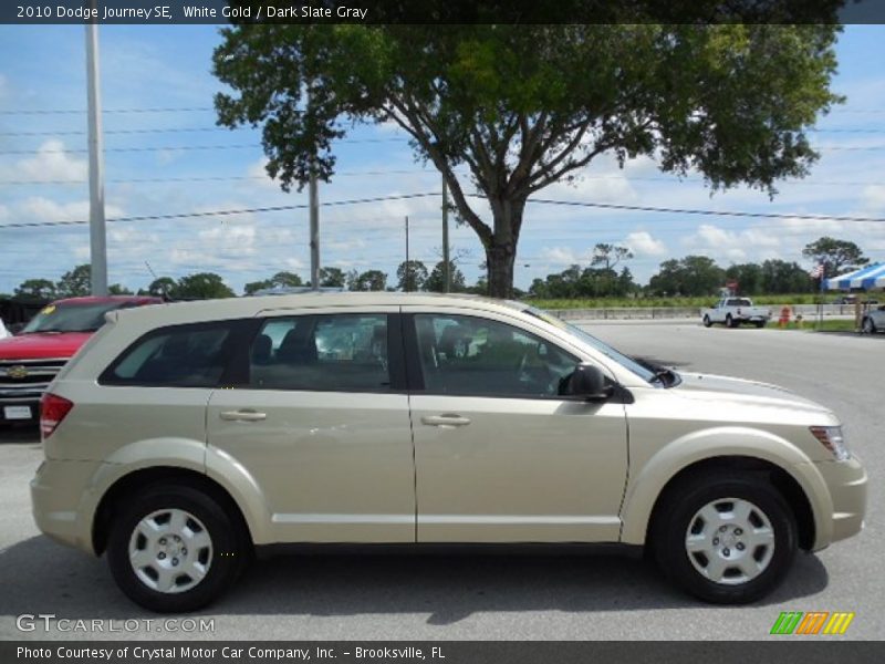 White Gold / Dark Slate Gray 2010 Dodge Journey SE