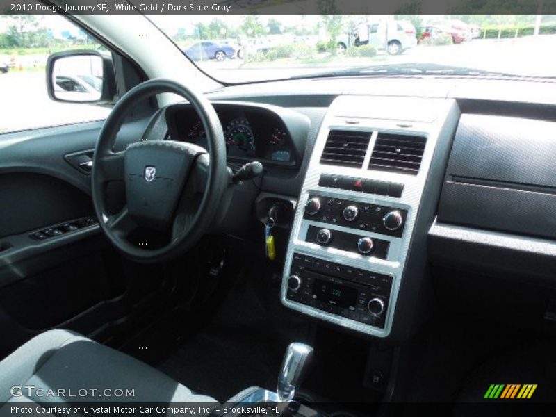 White Gold / Dark Slate Gray 2010 Dodge Journey SE