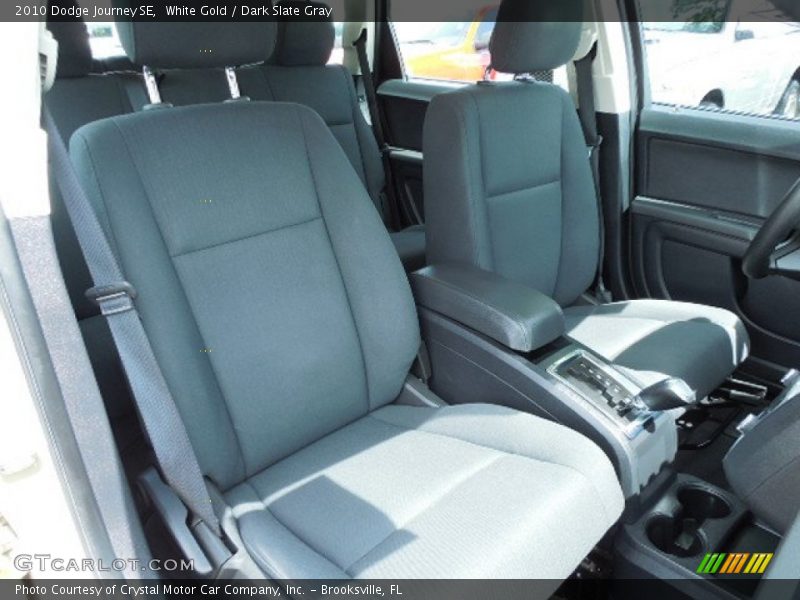 White Gold / Dark Slate Gray 2010 Dodge Journey SE