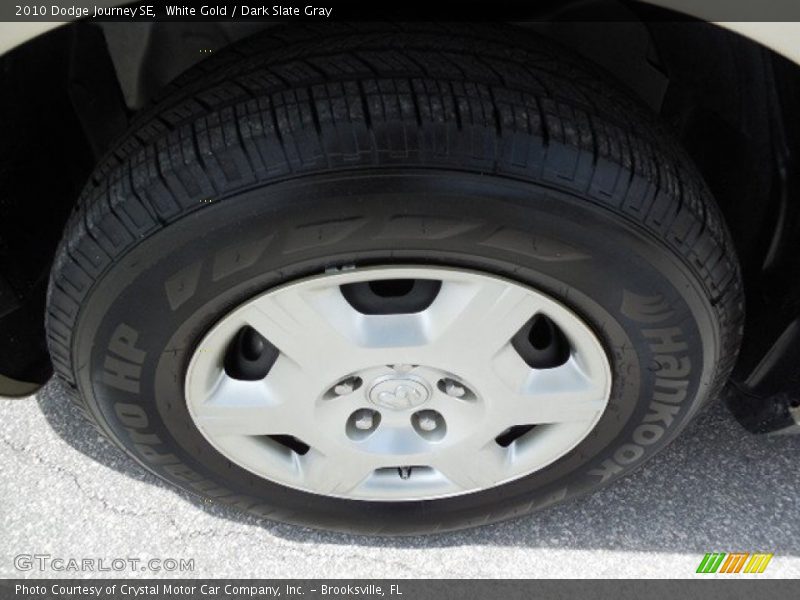 White Gold / Dark Slate Gray 2010 Dodge Journey SE