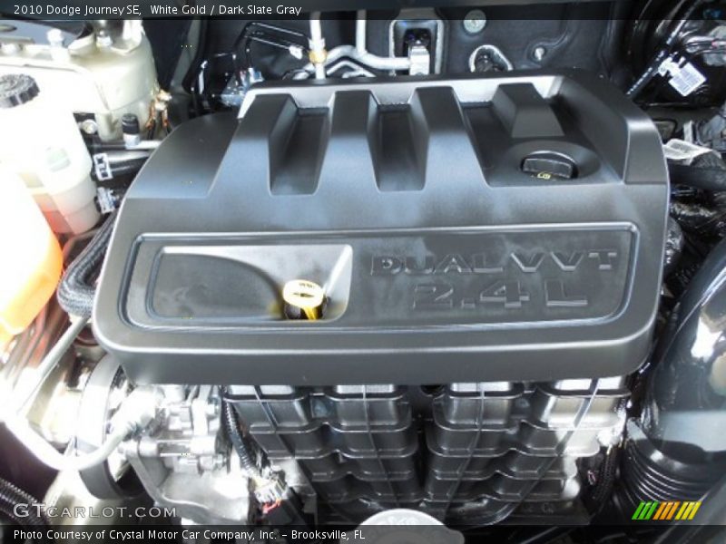 White Gold / Dark Slate Gray 2010 Dodge Journey SE