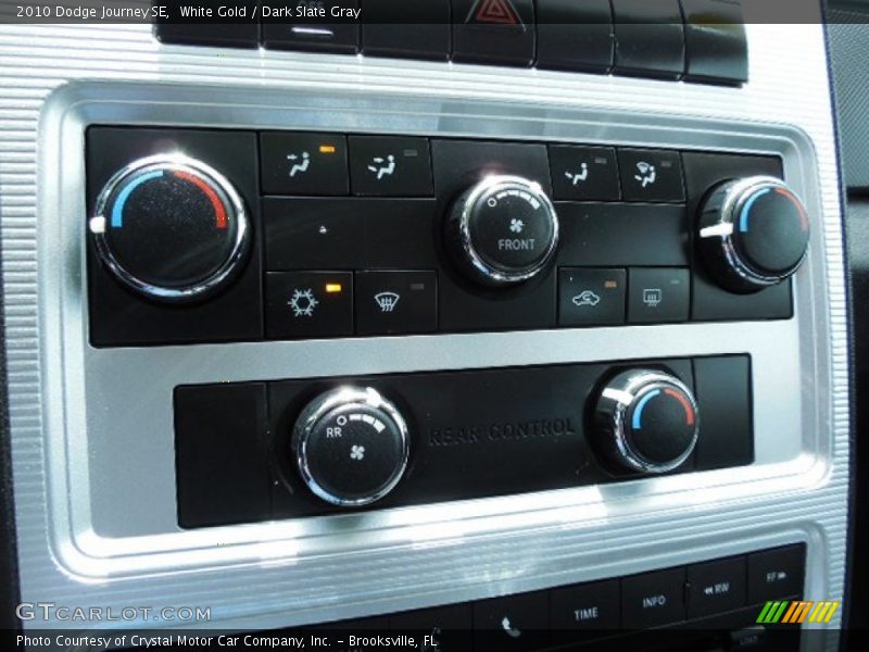 White Gold / Dark Slate Gray 2010 Dodge Journey SE