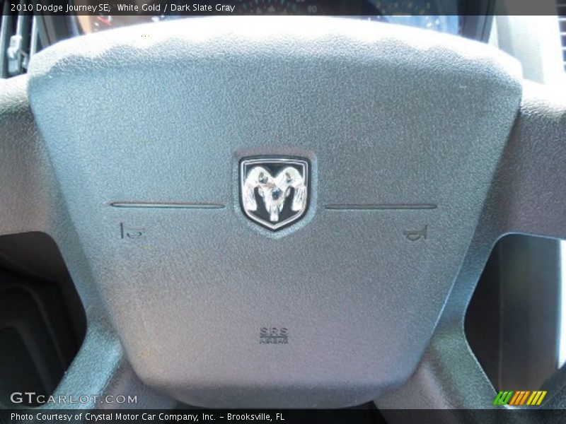 White Gold / Dark Slate Gray 2010 Dodge Journey SE