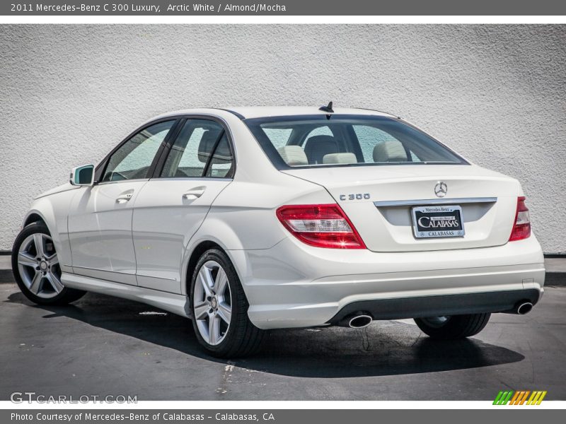 Arctic White / Almond/Mocha 2011 Mercedes-Benz C 300 Luxury
