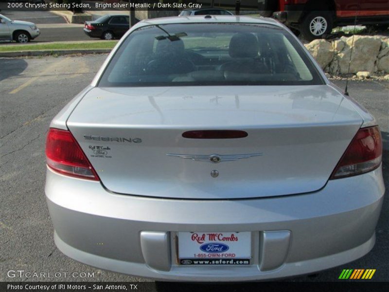 Bright Silver Metallic / Dark Slate Gray 2006 Chrysler Sebring Sedan