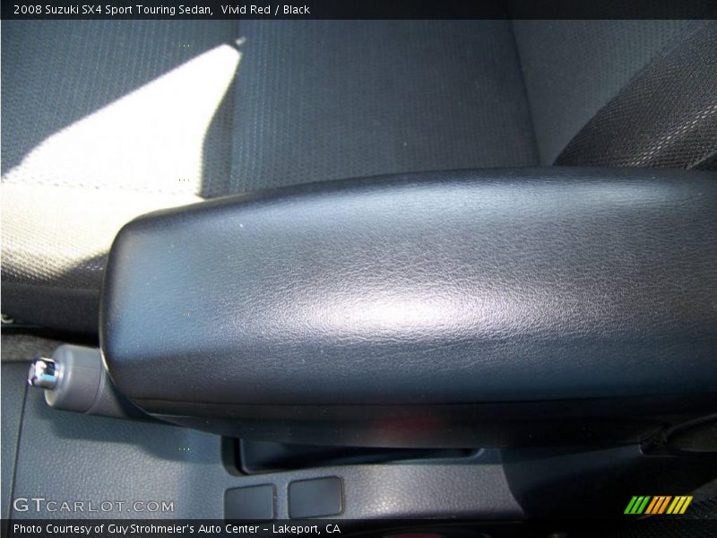 Vivid Red / Black 2008 Suzuki SX4 Sport Touring Sedan