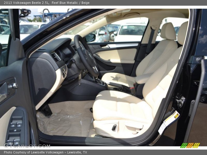 Reef Blue Metallic / Beige 2013 Volkswagen Beetle 2.5L