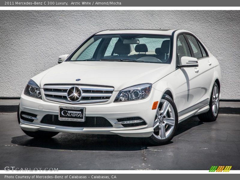 Arctic White / Almond/Mocha 2011 Mercedes-Benz C 300 Luxury