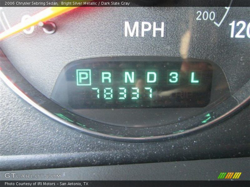 Bright Silver Metallic / Dark Slate Gray 2006 Chrysler Sebring Sedan