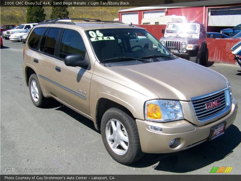 Sand Beige Metallic / Light Tan/Ebony Black 2006 GMC Envoy SLE 4x4