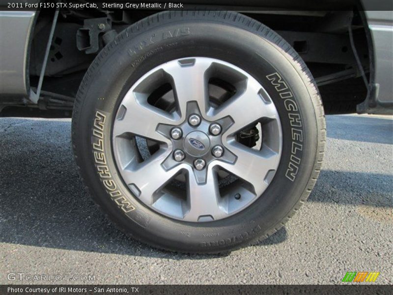 Sterling Grey Metallic / Black 2011 Ford F150 STX SuperCab