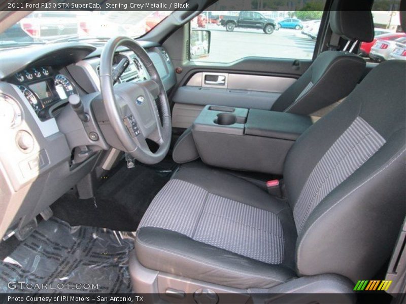 Sterling Grey Metallic / Black 2011 Ford F150 STX SuperCab