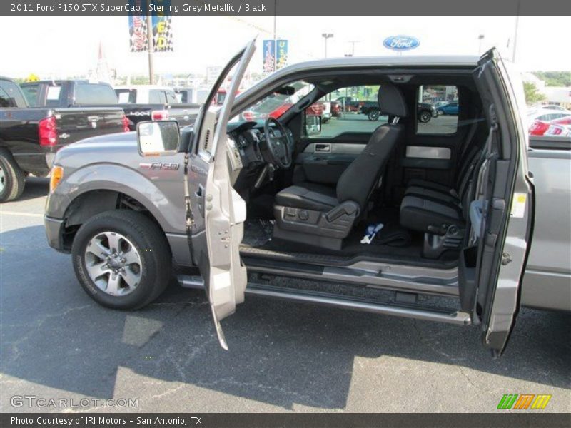 Sterling Grey Metallic / Black 2011 Ford F150 STX SuperCab