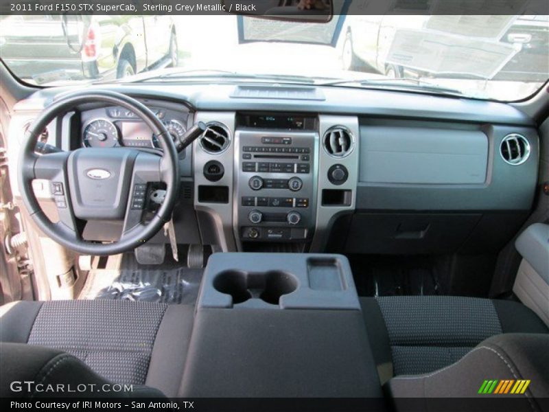 Sterling Grey Metallic / Black 2011 Ford F150 STX SuperCab