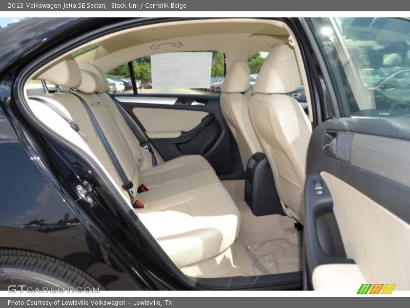 Black Uni / Cornsilk Beige 2013 Volkswagen Jetta SE Sedan