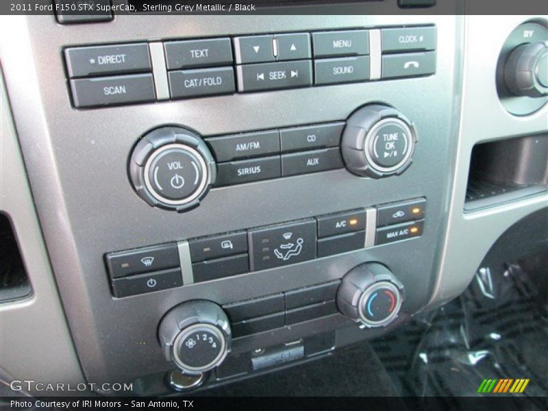 Sterling Grey Metallic / Black 2011 Ford F150 STX SuperCab