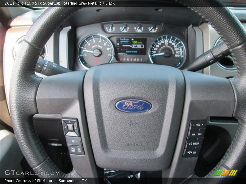 Sterling Grey Metallic / Black 2011 Ford F150 STX SuperCab