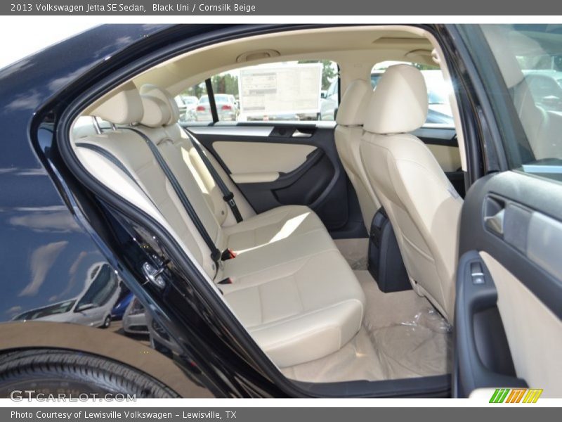 Black Uni / Cornsilk Beige 2013 Volkswagen Jetta SE Sedan
