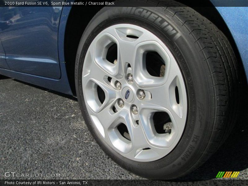 Sport Blue Metallic / Charcoal Black 2010 Ford Fusion SE V6