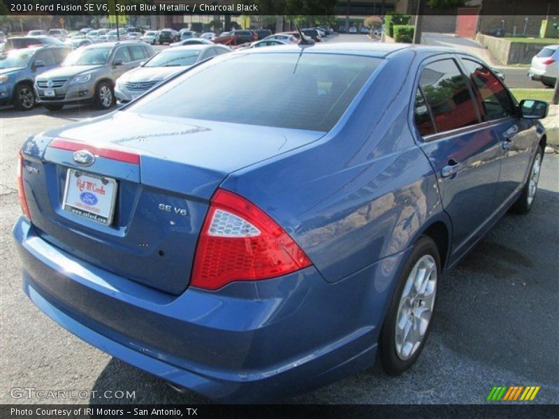 Sport Blue Metallic / Charcoal Black 2010 Ford Fusion SE V6