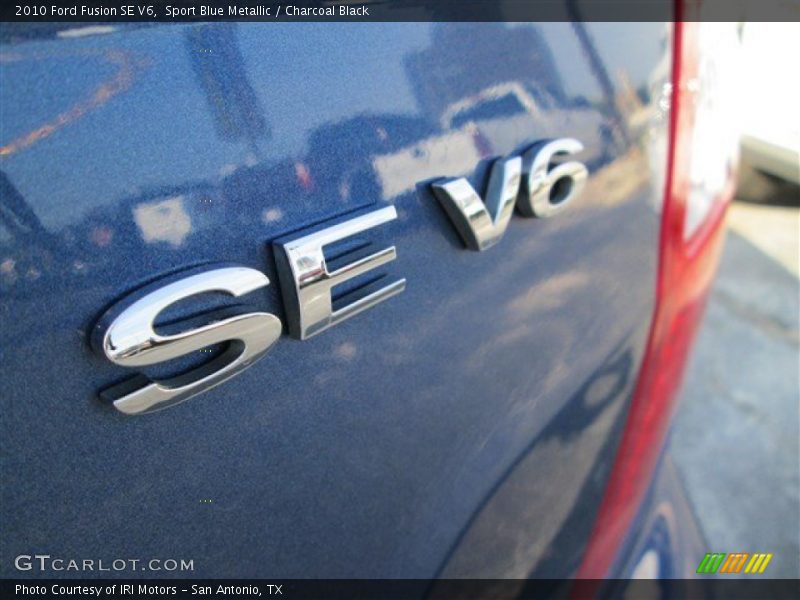 Sport Blue Metallic / Charcoal Black 2010 Ford Fusion SE V6