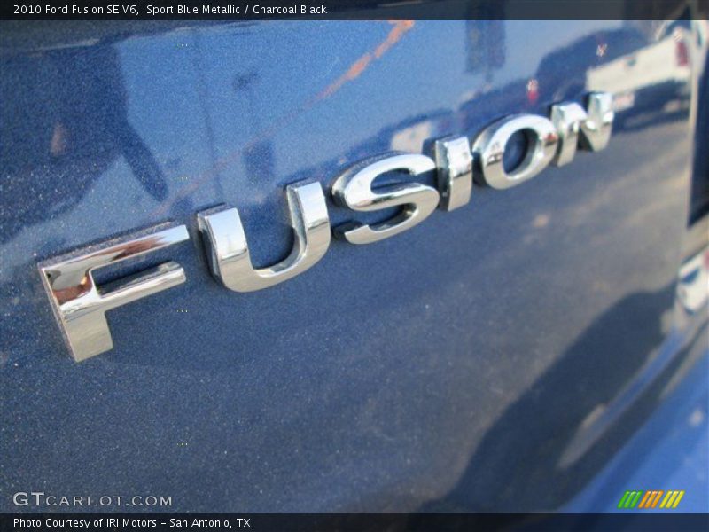 Sport Blue Metallic / Charcoal Black 2010 Ford Fusion SE V6