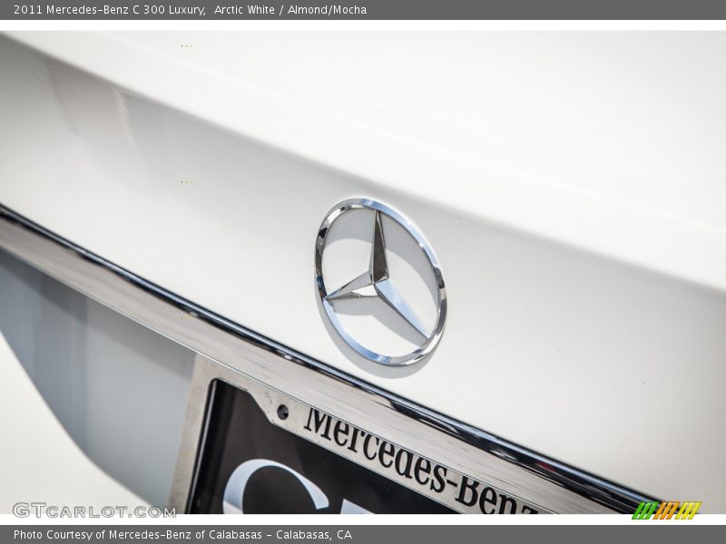 Arctic White / Almond/Mocha 2011 Mercedes-Benz C 300 Luxury