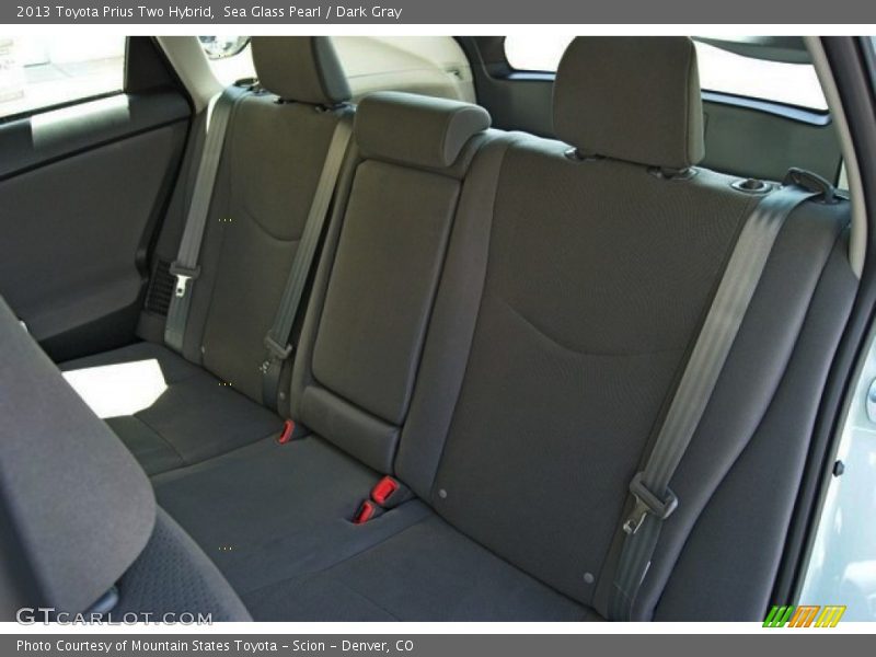 Sea Glass Pearl / Dark Gray 2013 Toyota Prius Two Hybrid