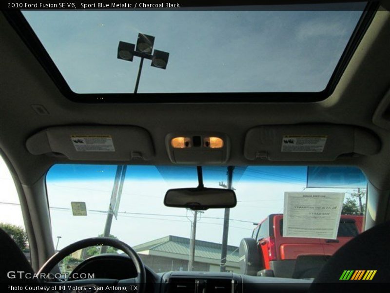 Sport Blue Metallic / Charcoal Black 2010 Ford Fusion SE V6