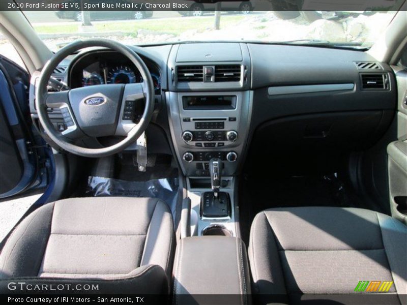 Sport Blue Metallic / Charcoal Black 2010 Ford Fusion SE V6