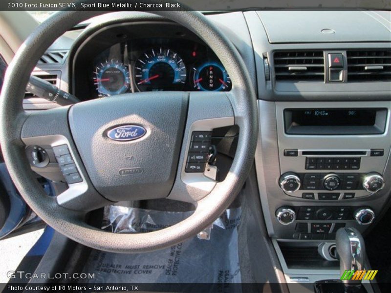 Sport Blue Metallic / Charcoal Black 2010 Ford Fusion SE V6