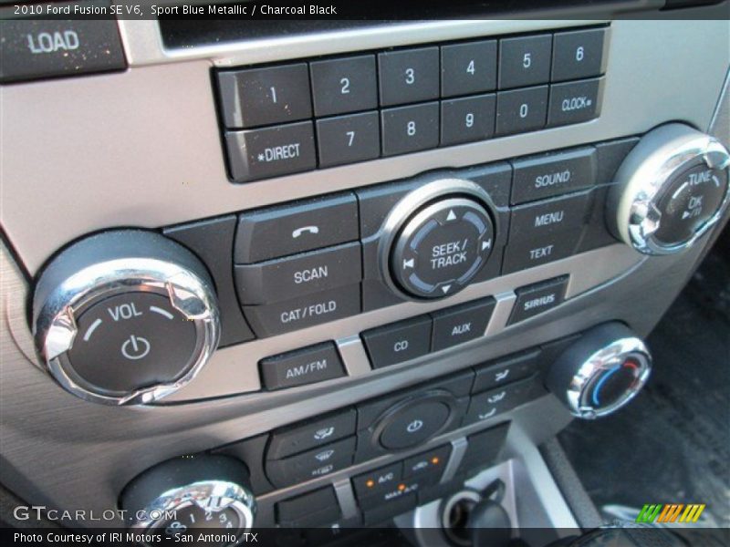 Sport Blue Metallic / Charcoal Black 2010 Ford Fusion SE V6