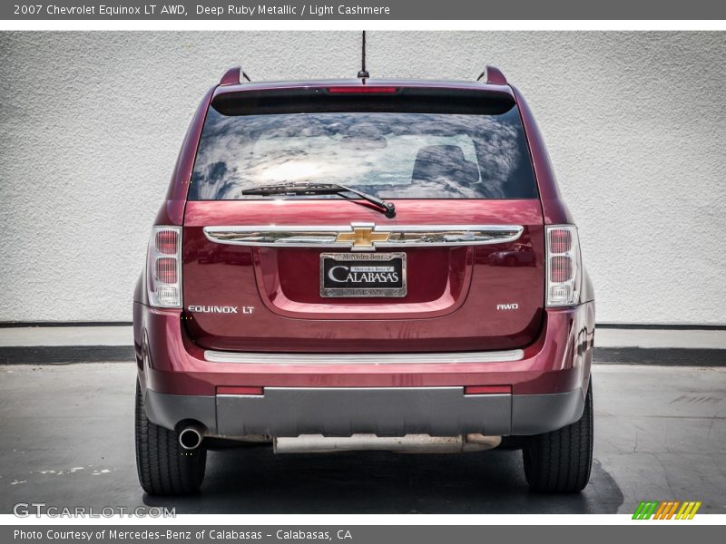 Deep Ruby Metallic / Light Cashmere 2007 Chevrolet Equinox LT AWD
