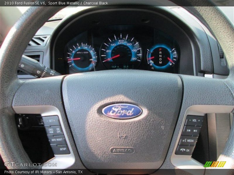 Sport Blue Metallic / Charcoal Black 2010 Ford Fusion SE V6