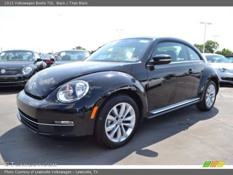 Black / Titan Black 2013 Volkswagen Beetle TDI