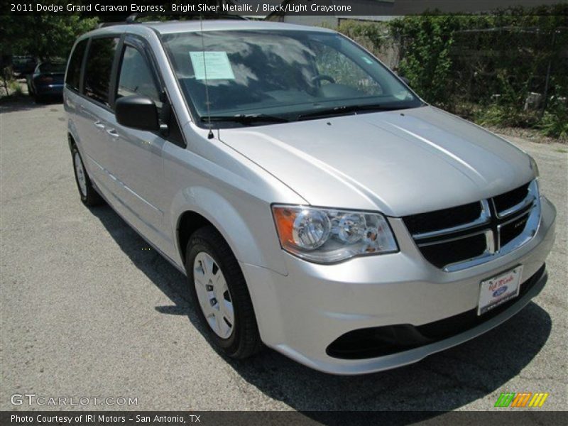 Bright Silver Metallic / Black/Light Graystone 2011 Dodge Grand Caravan Express