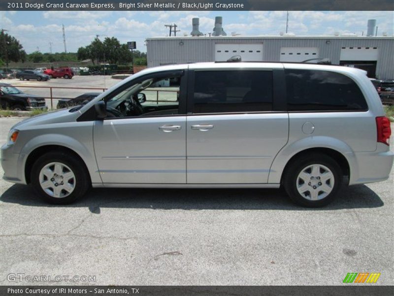 Bright Silver Metallic / Black/Light Graystone 2011 Dodge Grand Caravan Express