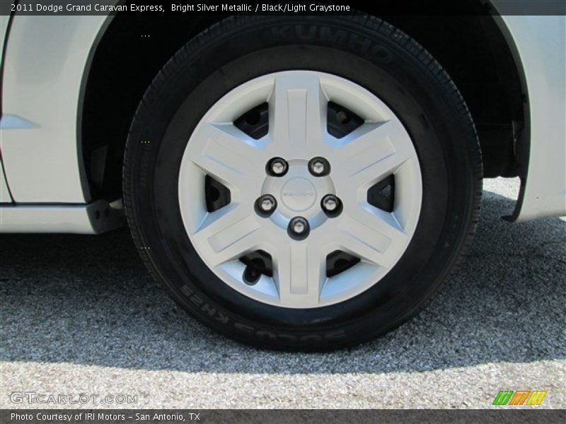 Bright Silver Metallic / Black/Light Graystone 2011 Dodge Grand Caravan Express