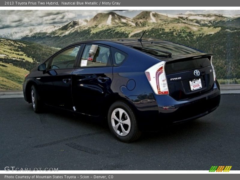 Nautical Blue Metallic / Misty Gray 2013 Toyota Prius Two Hybrid