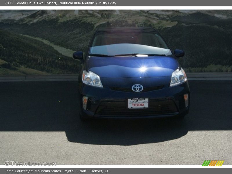 Nautical Blue Metallic / Misty Gray 2013 Toyota Prius Two Hybrid