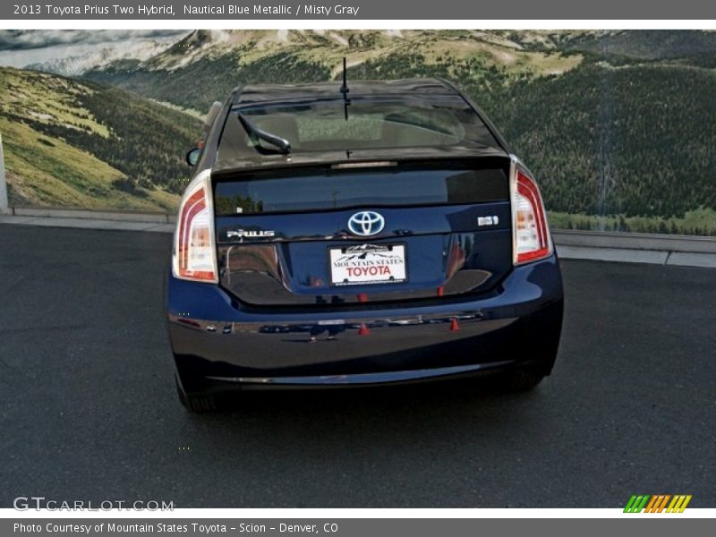 Nautical Blue Metallic / Misty Gray 2013 Toyota Prius Two Hybrid