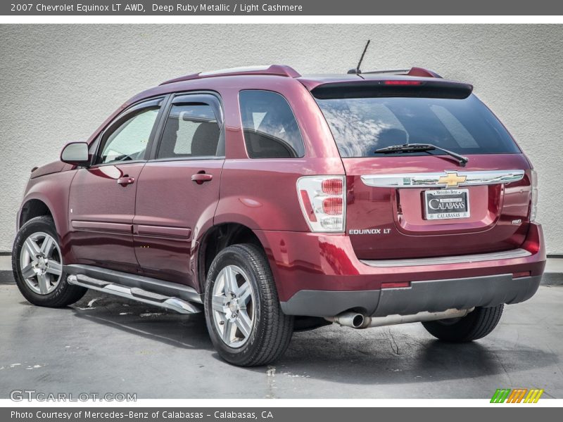 Deep Ruby Metallic / Light Cashmere 2007 Chevrolet Equinox LT AWD