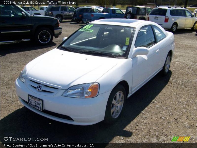 Taffeta White / Ivory 2003 Honda Civic EX Coupe