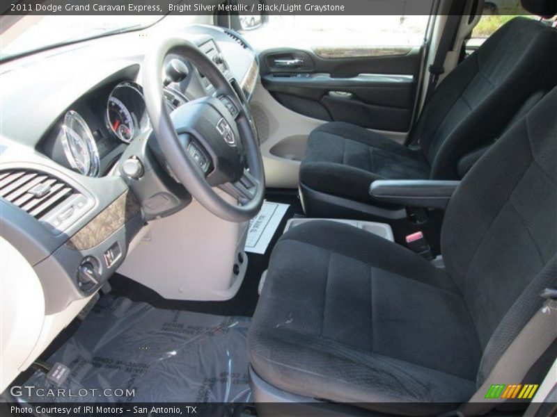 Bright Silver Metallic / Black/Light Graystone 2011 Dodge Grand Caravan Express