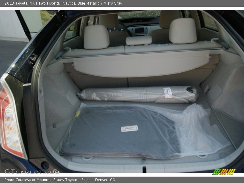 Nautical Blue Metallic / Misty Gray 2013 Toyota Prius Two Hybrid